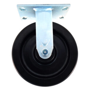 8 Inch Kingpinless Rigid Caster with Phenolic Wheel and Large Top Plate from Barron Equipment