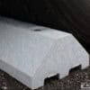 Close Up of Gray Standard Ultra Parking Block from Barron Equipment
