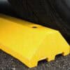 Close Up of Yellow Standard Ultra Parking Block from Barron Equipment