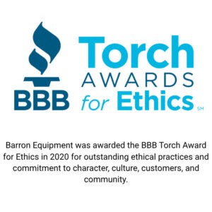 Barron Equipment Torch Awards for Ethics