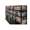 Pallet rack netting to prevent falling objects in warehouses