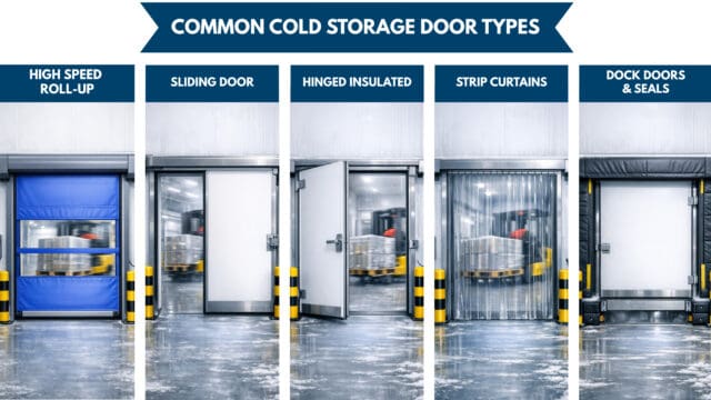 Common types of cold storage doors from barron equipment
