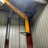 Wall mounted HSI 313 cantilever jib crane with compact headroom design